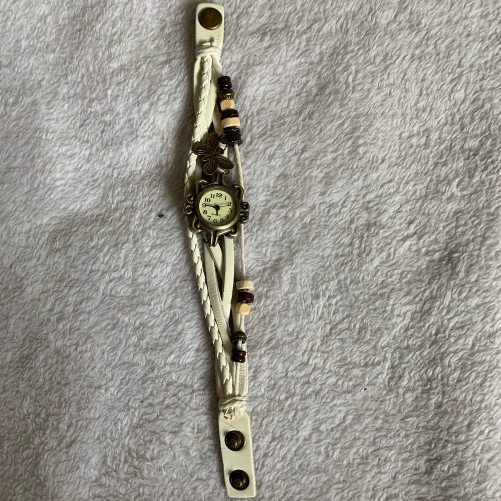 White bracelet watch